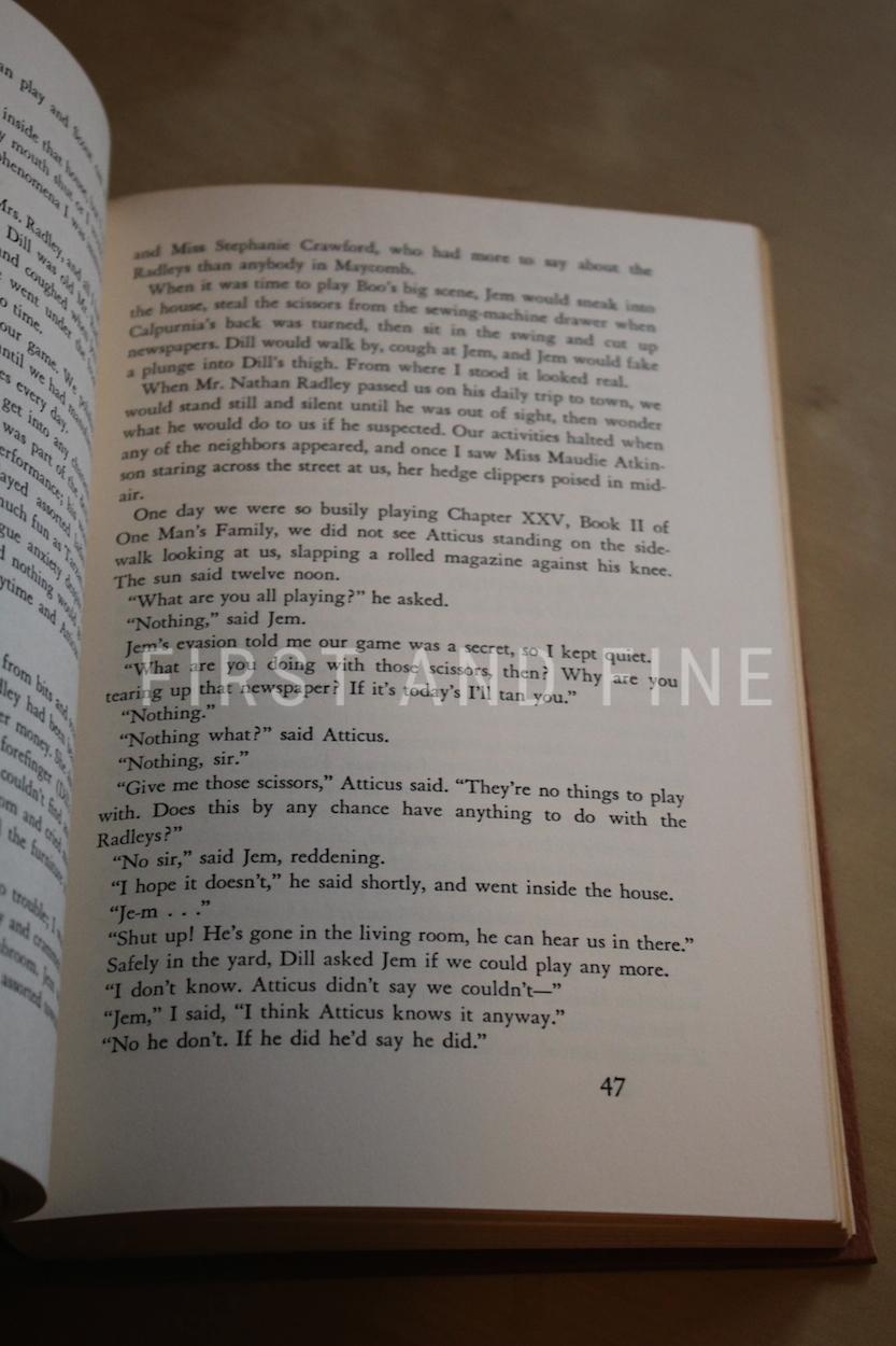 Lee, Harper (1960) 'To Kill a Mockingbird', US first edition in original dust ajcket + handwritten and signed letter - Image 14