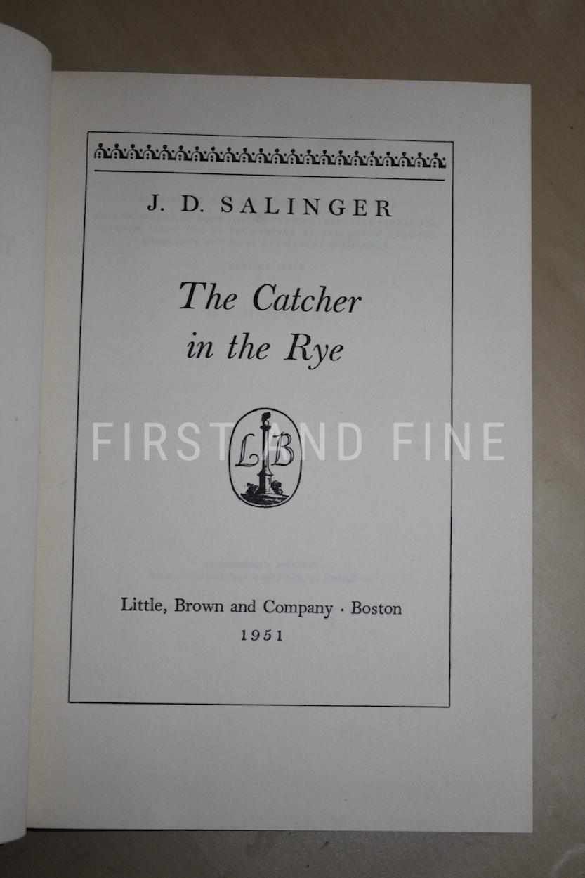 Salinger, Jerome David (1951) 'The Catcher in the Rye', US first edition in first state dust jacket - Image 18