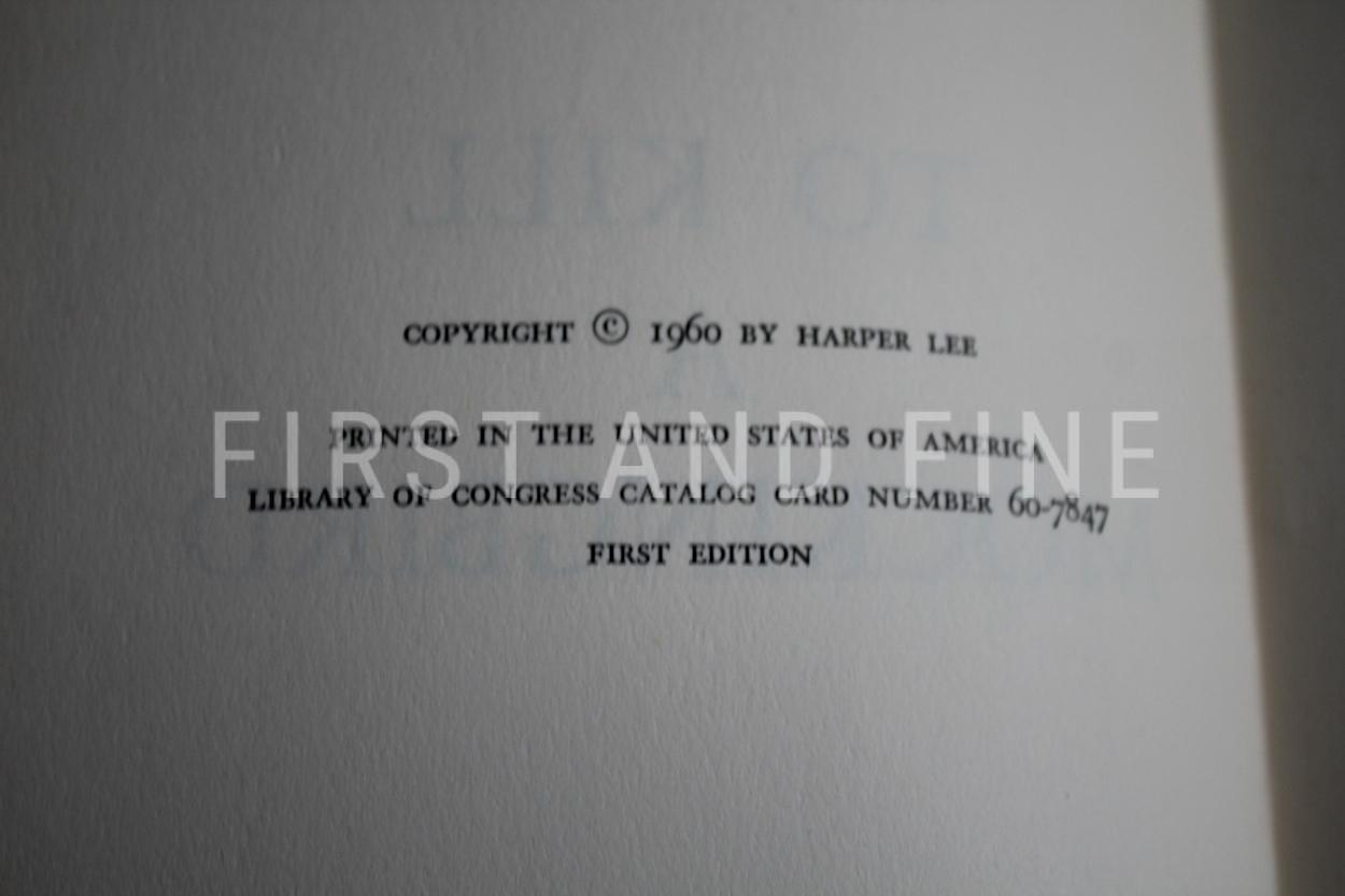 Lee, Herper (1960) 'To Kill a Mockingbird', US first edition in original first state dust jacket - Image 2