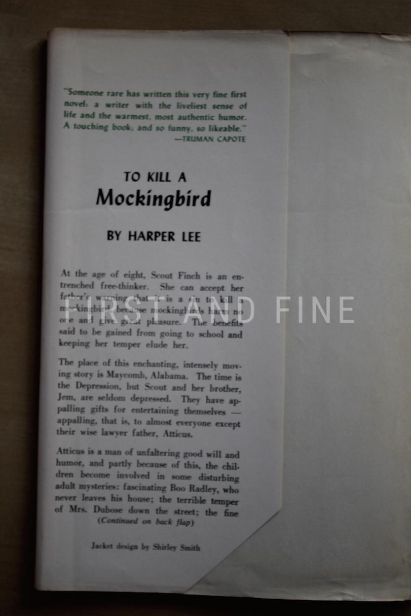 Lee, Herper (1960) 'To Kill a Mockingbird', US first edition in original first state dust jacket - Image 12