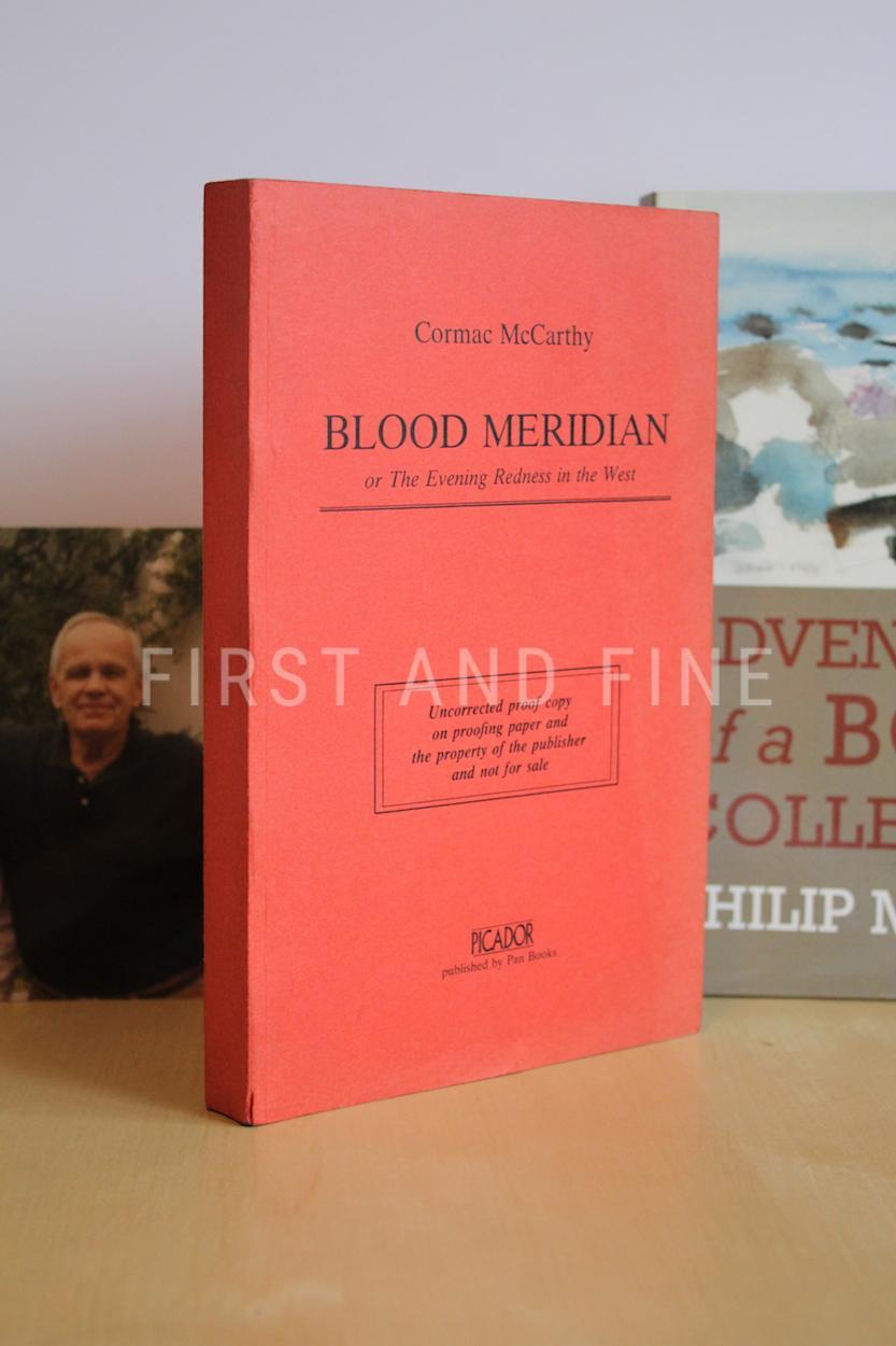 McCarthy, Cormac (1989) 'Blood Meridian', UK uncorrected proof
