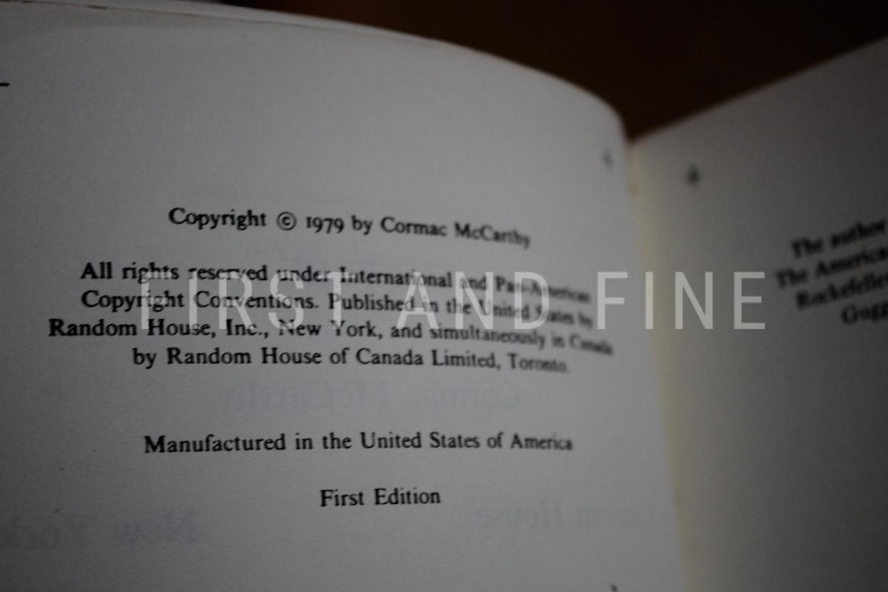 McCarthy, Cormac (1979) 'Suttree', US uncorrected advance proof copy - Image 3