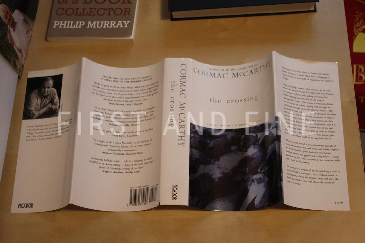 McCarthy, Cormac (1994) 'The Crossing', UK signed and inscribed first edition with rock solid provenance - Image 10