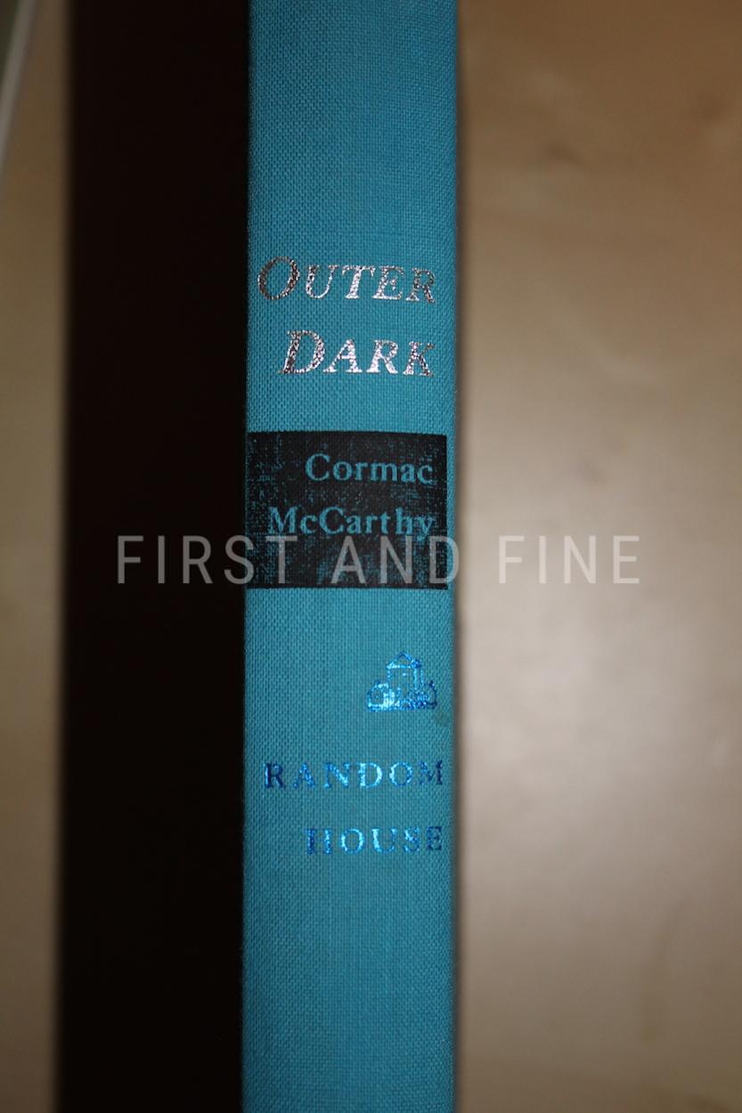 McCarthy, Cormac (1968) 'Outer Dark', US signed and inscribed first edition with rock solid provenance - Image 8