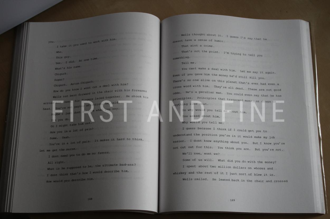 McCarthy, Cormac (2004) 'No Country for Old Men', manuscript, typescript, galley proofs - Image 7