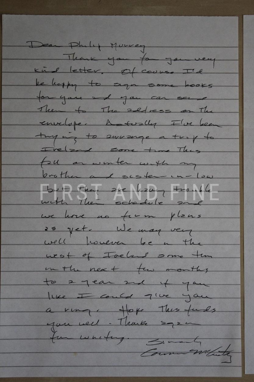 McCarthy, Cormac (1968) 'Outer Dark', US signed and inscribed first edition with rock solid provenance - Image 14