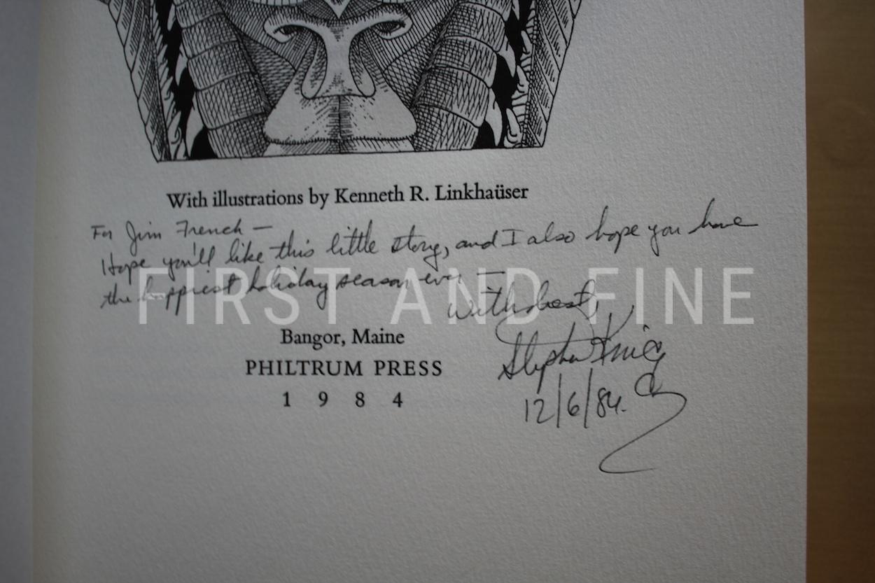 King, Stephen (1984) 'The Eyes of the Dragon', US signed limited edition numbered in red - Image 3