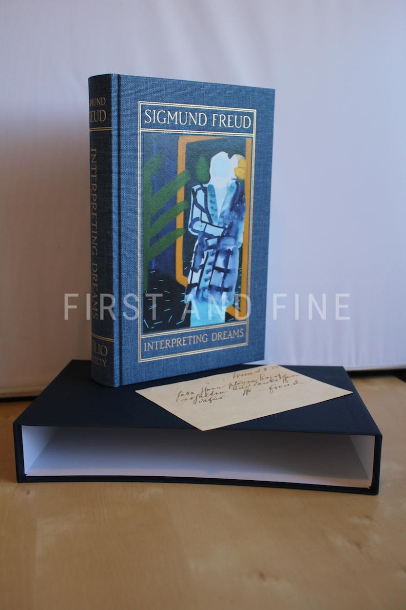 Freud, Sigmund (2015) 'Interpreting Dreams' with an original handwritten and signed postcard