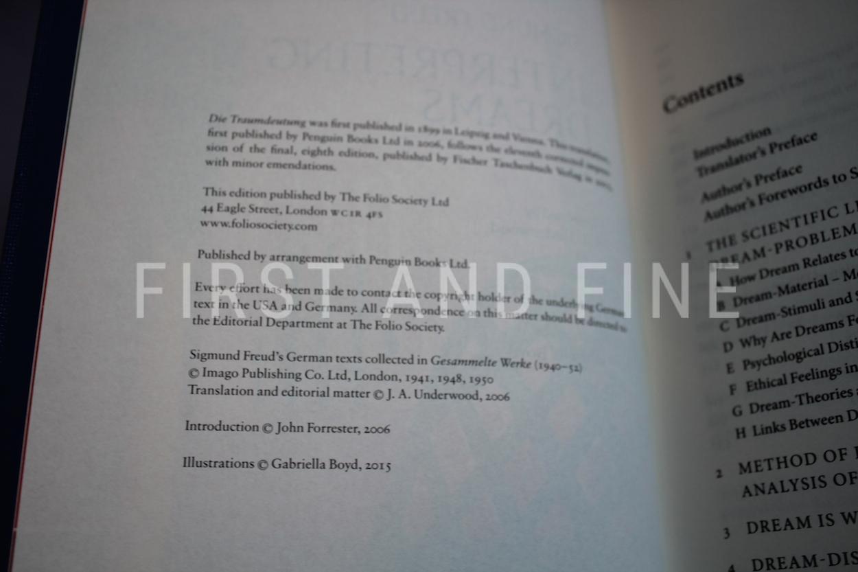 Freud, Sigmund (2015) 'Interpreting Dreams' with an original handwritten and signed postcard - Image 14