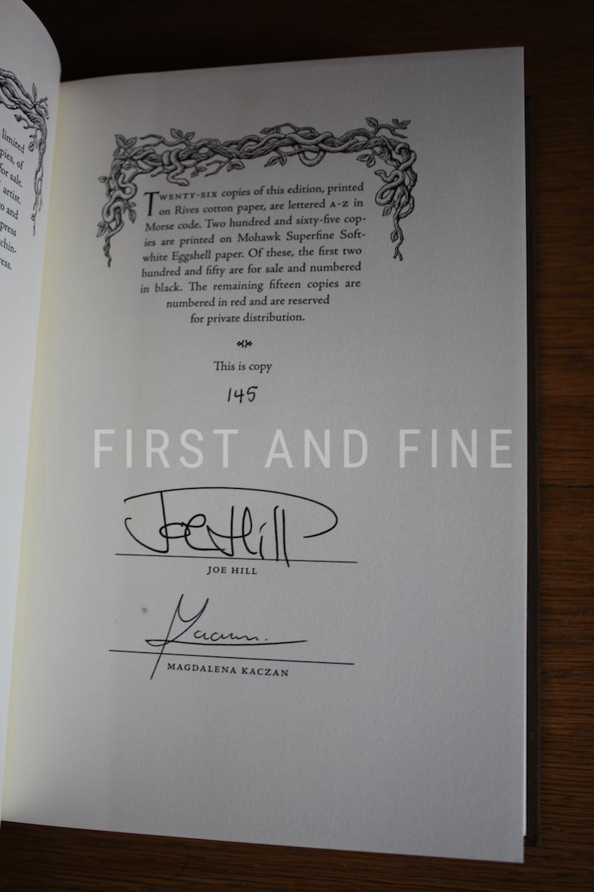 Hill, Joe (2019) 'Horns', US signed limited edition, published by Suntup Press - Image 2