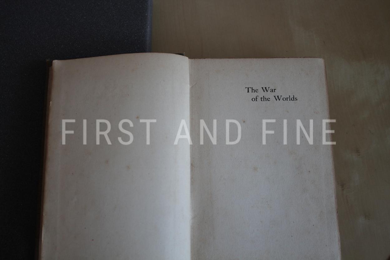Wells, H.G. (1898) 'The War of the Worlds', UK first edition, first state with original handwritten and signed letter - Image 11