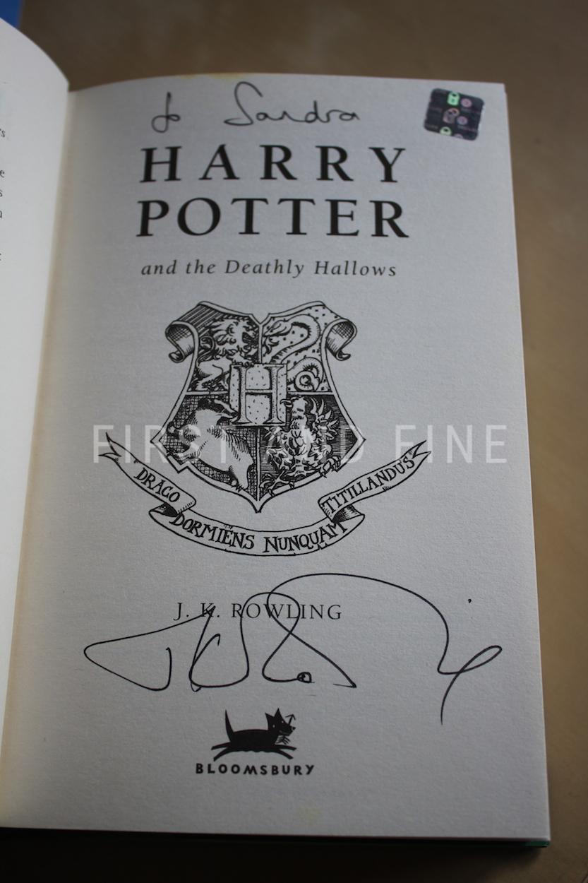Rowling, J.K. (2007) 'Harry Potter and the Deathly Hallows', UK signed first edition with ephemera - Image 2