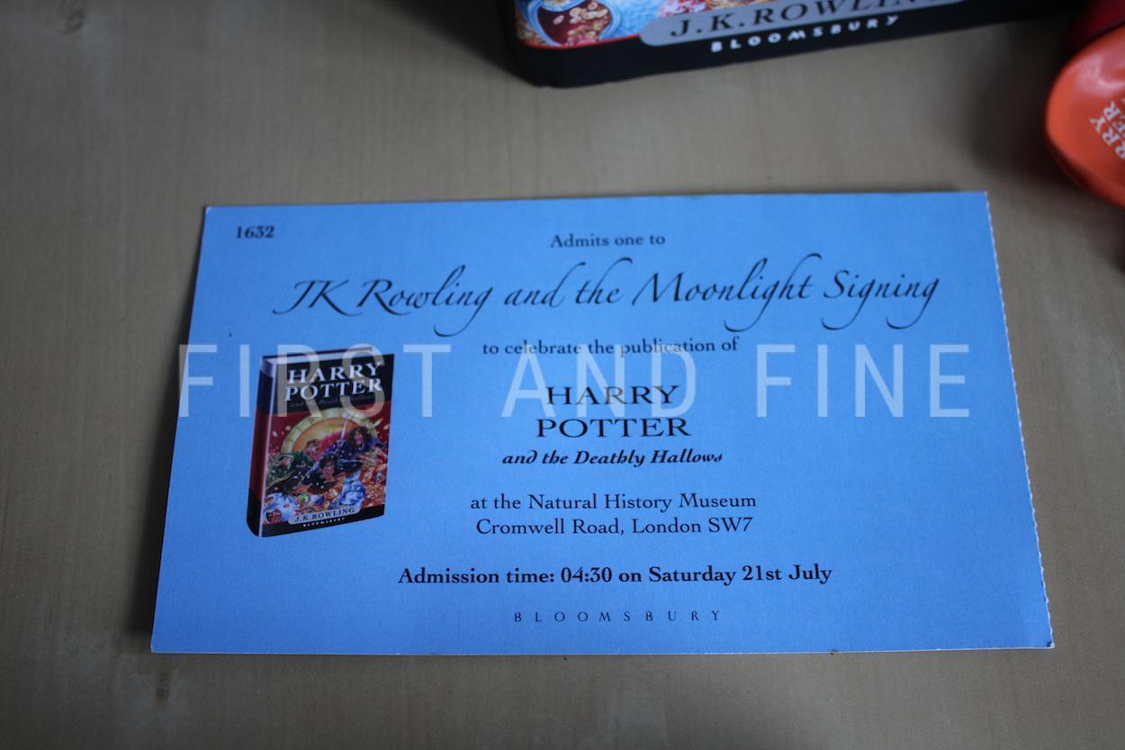 Rowling, J.K. (2007) 'Harry Potter and the Deathly Hallows', UK signed first edition with ephemera - Image 5