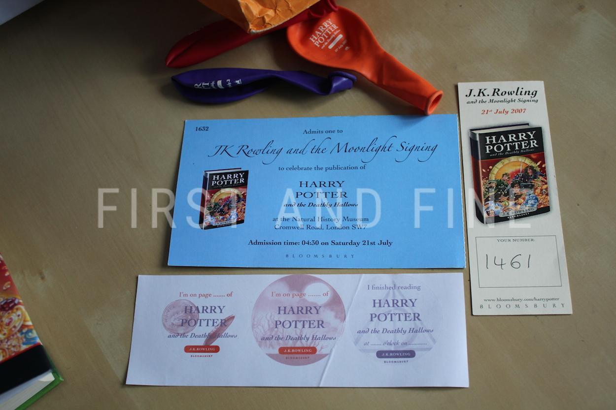 Rowling, J.K. (2007) 'Harry Potter and the Deathly Hallows', UK signed first edition with ephemera - Image 16