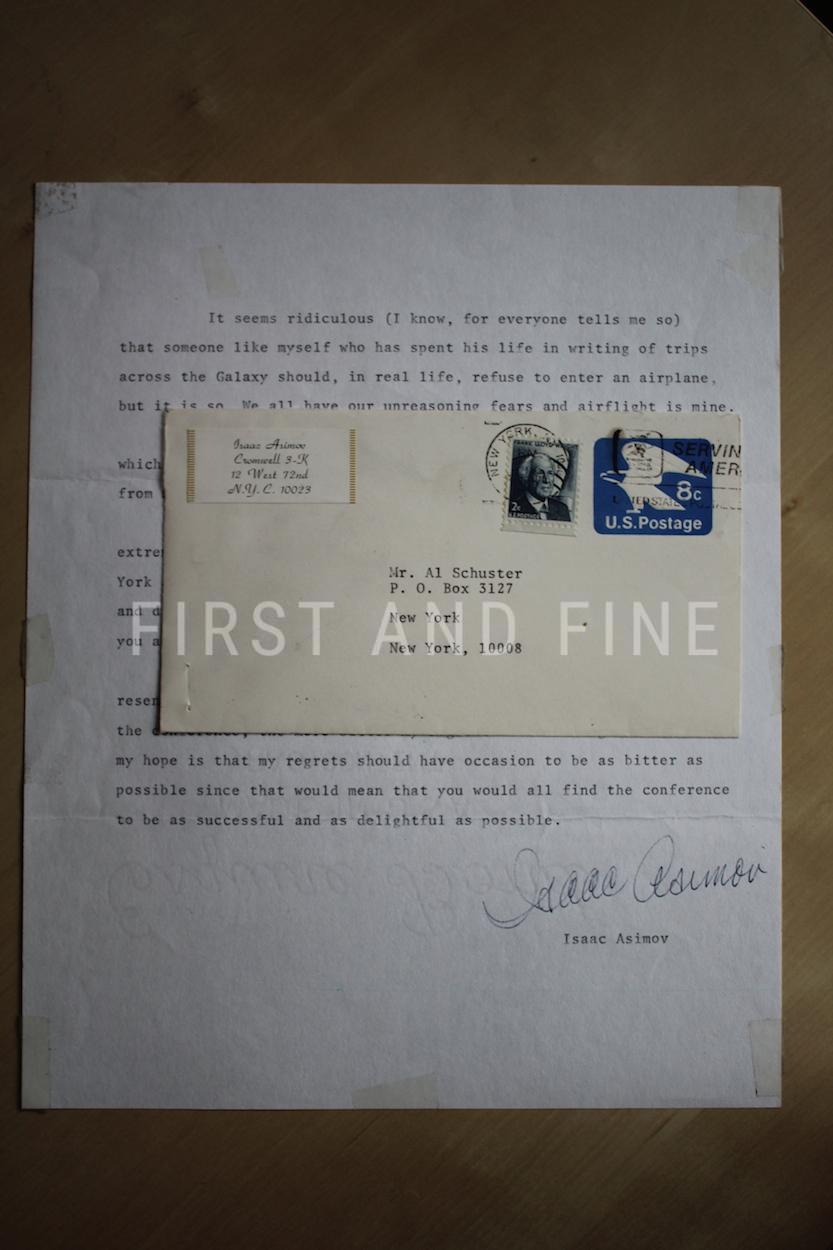 Asimov, Isaac (2012) 'Foundation' trilogy, Folio Society edition with original signed letter - Image 3