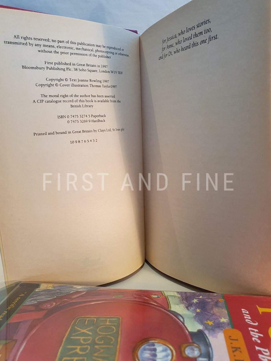 Rowling, J.K. (1997) 'Harry Potter and the Philosopher's Stone', UK hardback first edition, second printing - Image 2