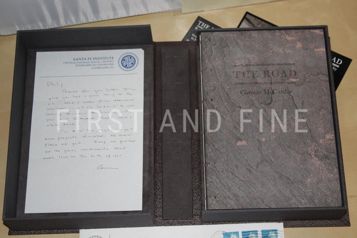 McCarthy, Cormac (2019) 'The Road', US deluxe limited edition published by Suntup Press with original handwritten letter - Image 3