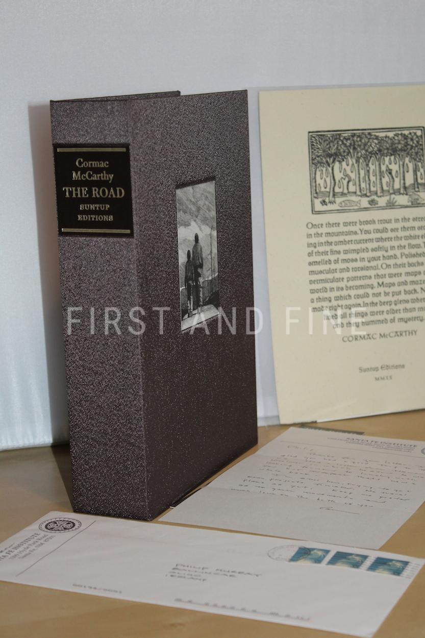 McCarthy, Cormac (2019) 'The Road', US deluxe limited edition published by Suntup Press with original handwritten letter