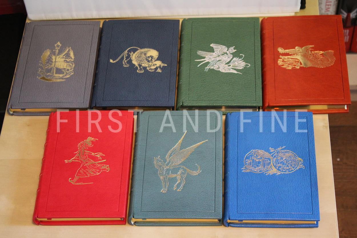 Lewis, C.S. (1950-56) 'The Chronicles of Narnia', UK first edition set with original handwritten and signed letter - Image 3