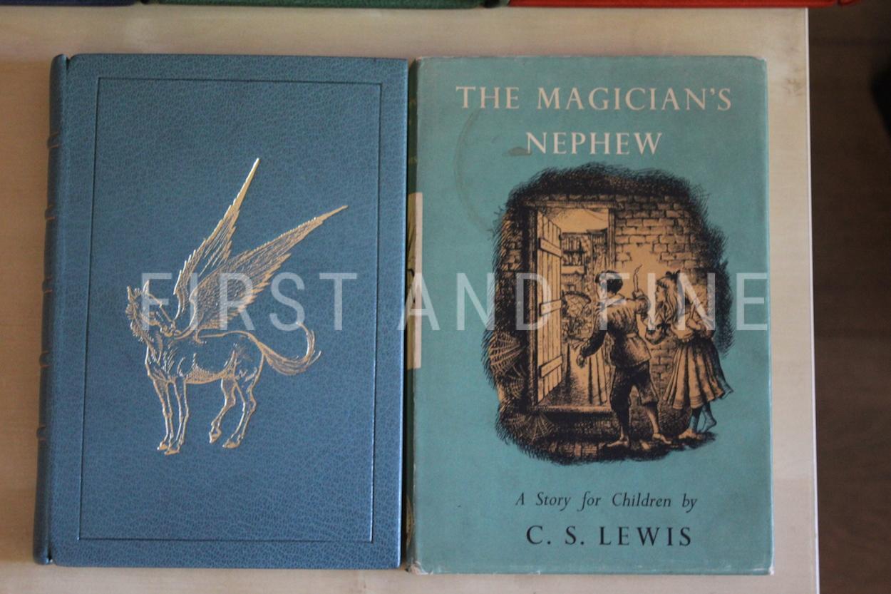 Lewis, C.S. (1950-56) 'The Chronicles of Narnia', UK first edition set with original handwritten and signed letter - Image 38