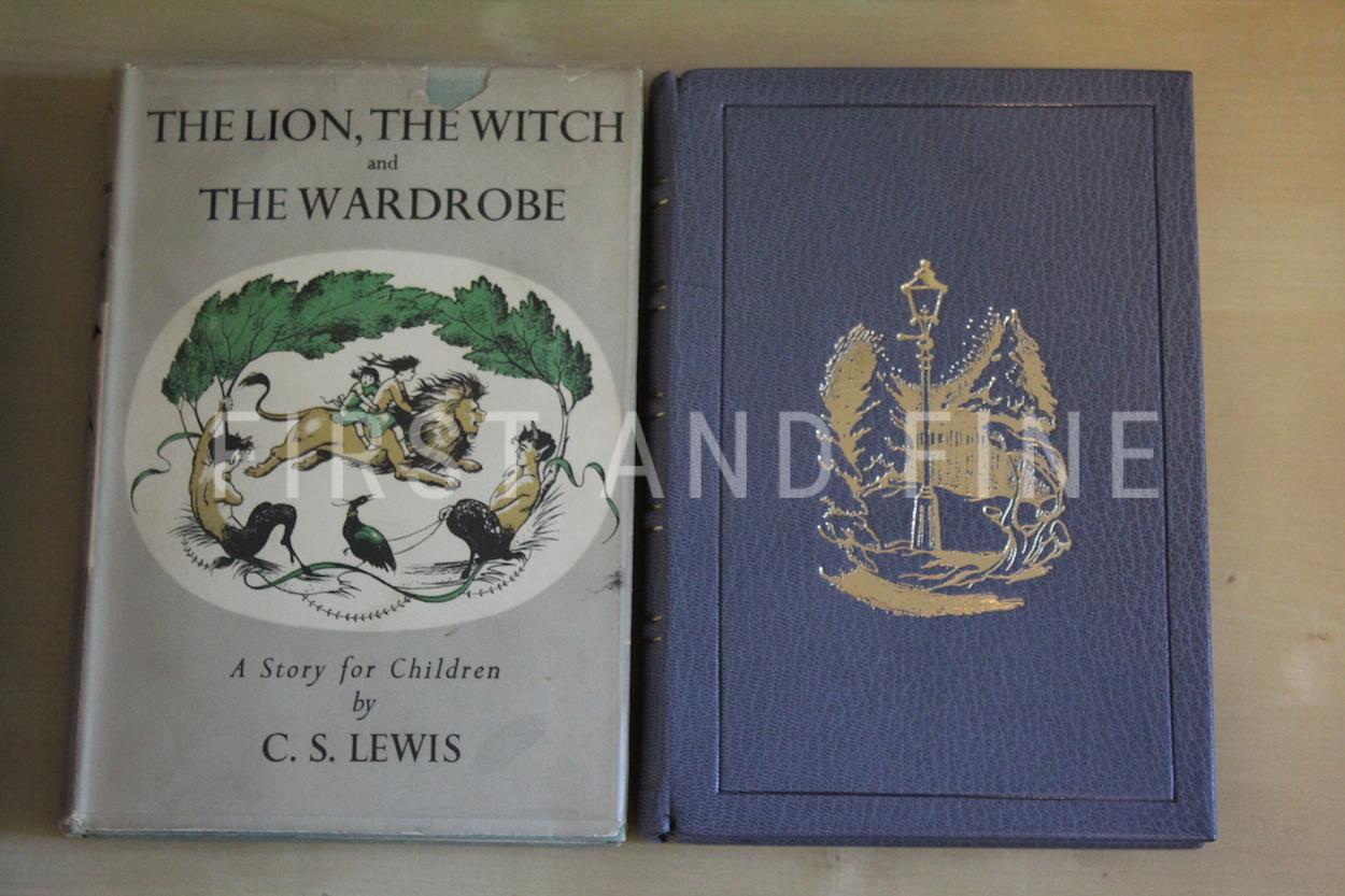 Lewis, C.S. (1950-56) 'The Chronicles of Narnia', UK first edition set with original handwritten and signed letter - Image 39