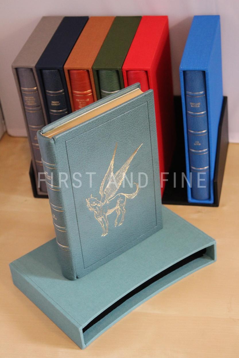 Lewis, C.S. (1950-56) 'The Chronicles of Narnia', UK first edition set with original handwritten and signed letter - Image 24