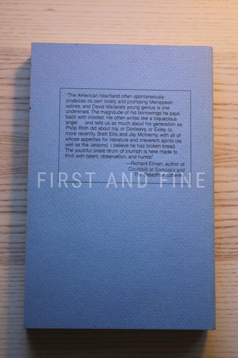 Wallace, David Foster (1986) 'The Broom of the System', US uncorrected proof - Image 3