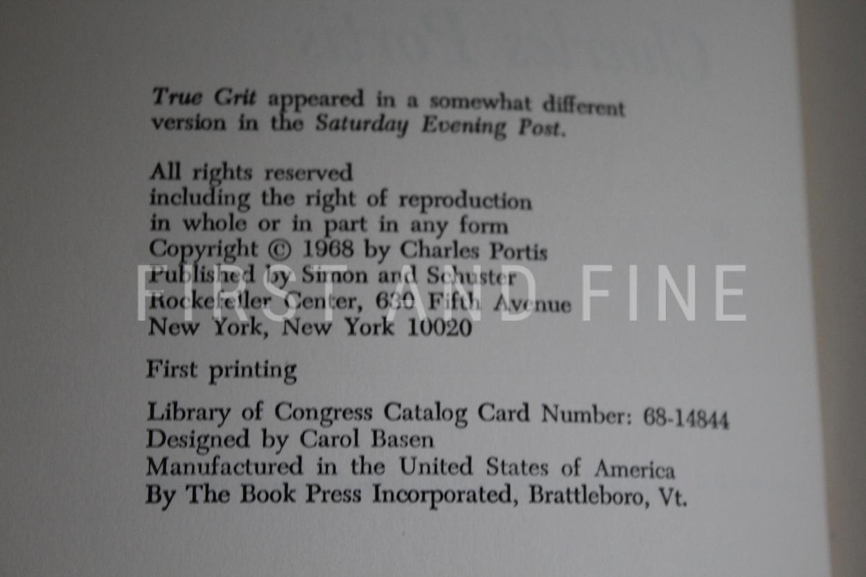 Portis, Charles (1968) 'True Grit', US first edition - Image 2