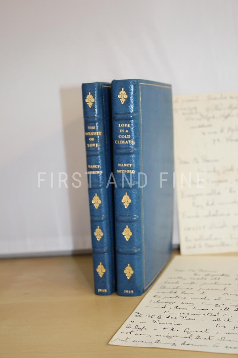 Mitford, Nancy (1945 & 1949) 'The Pursuit of Love' & 'Love in a Cold Climate', first edition set with an original handwritten and signed letter - Image 2