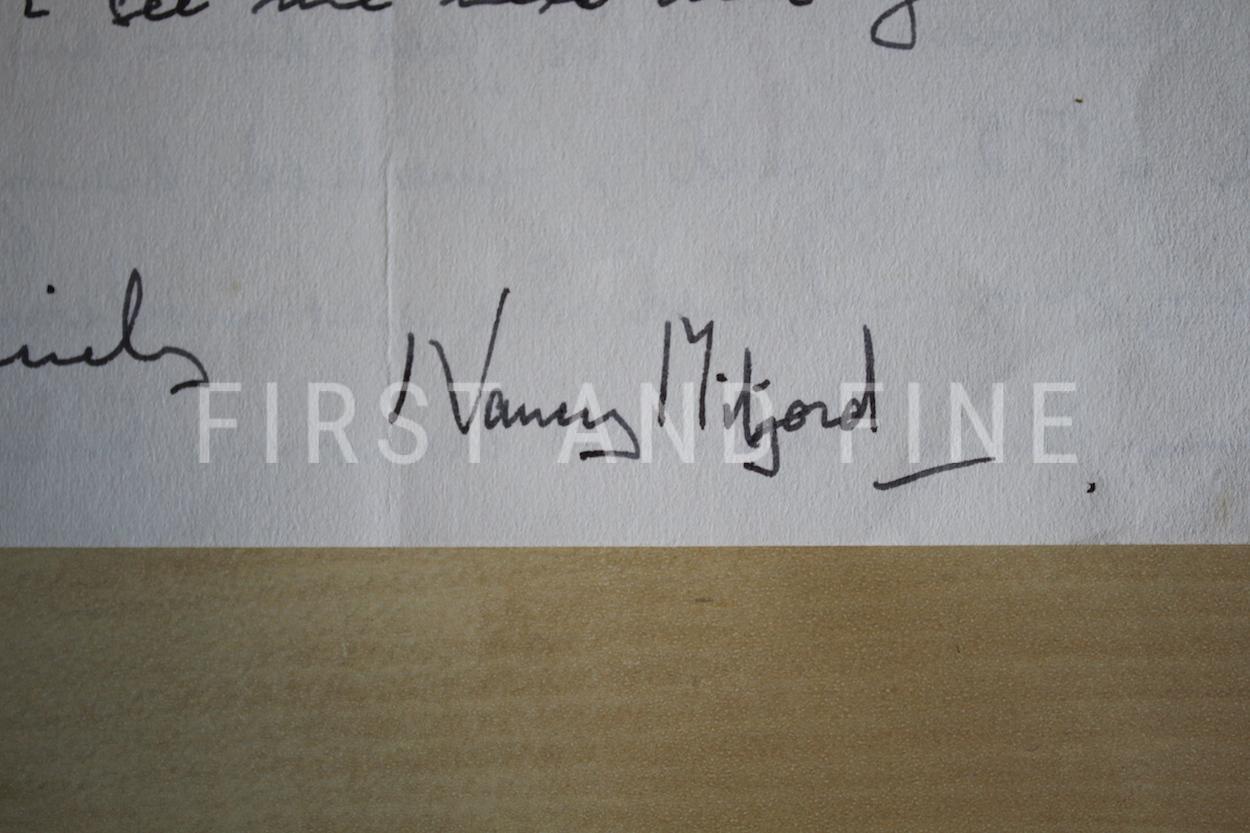Mitford, Nancy (1945 & 1949) 'The Pursuit of Love' & 'Love in a Cold Climate', first edition set with an original handwritten and signed letter - Image 24