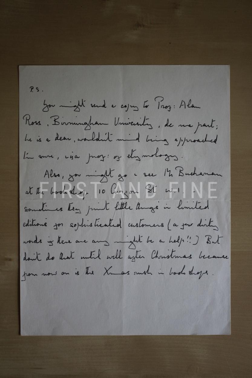 Mitford, Nancy (1945 & 1949) 'The Pursuit of Love' & 'Love in a Cold Climate', first edition set with an original handwritten and signed letter - Image 25