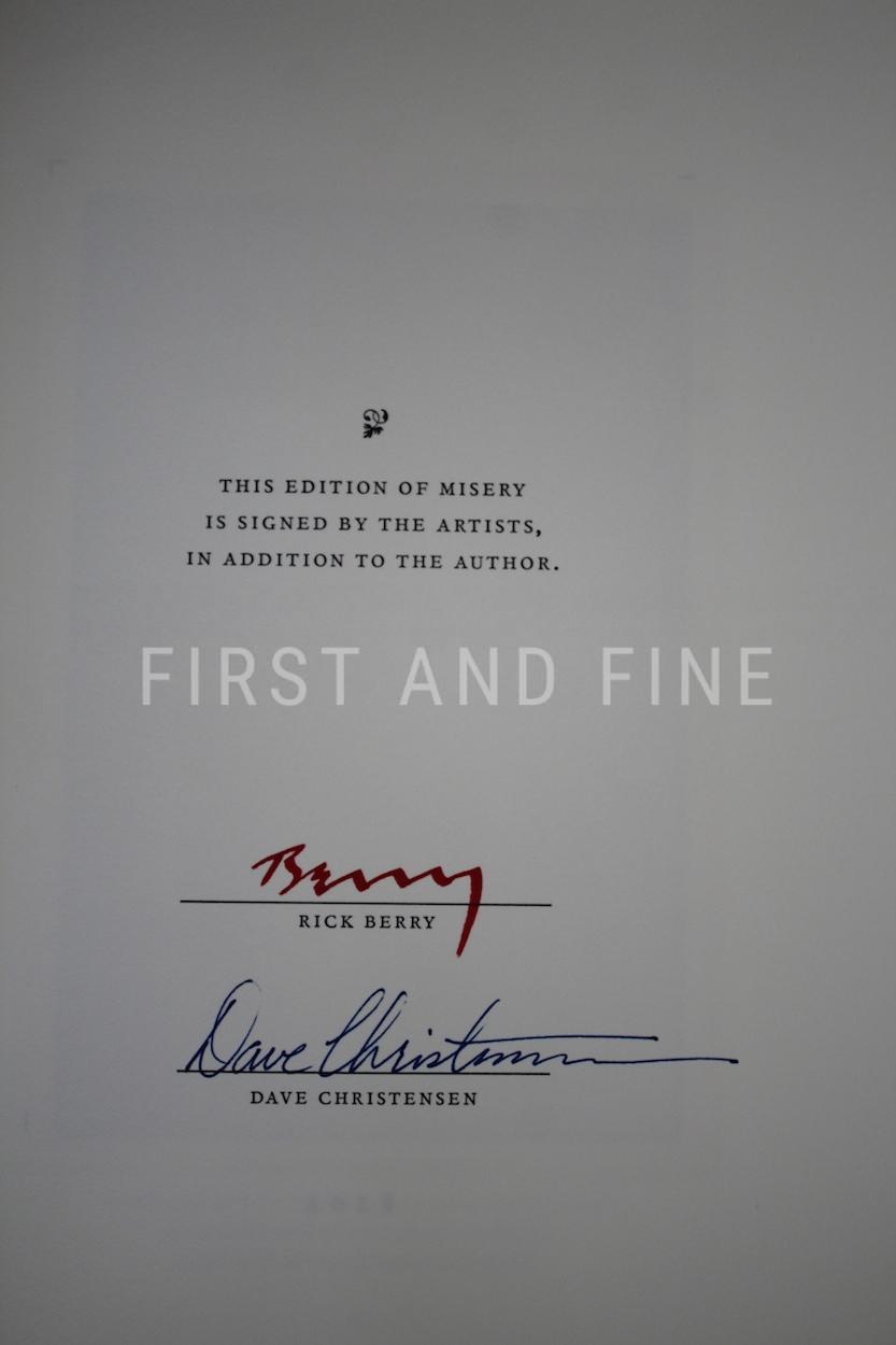 King, Stephen (2018) 'Misery', US signed limited edition, published by Suntup Press - Image 4