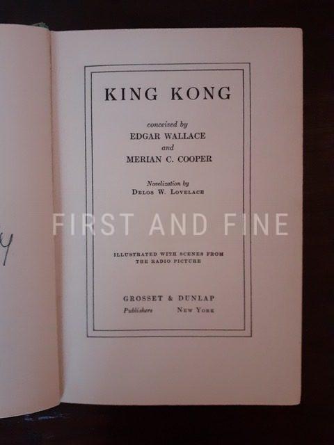 Lovelace, Delos (1932) 'King Kong', US beautifully signed and inscribed first edition - Image 4
