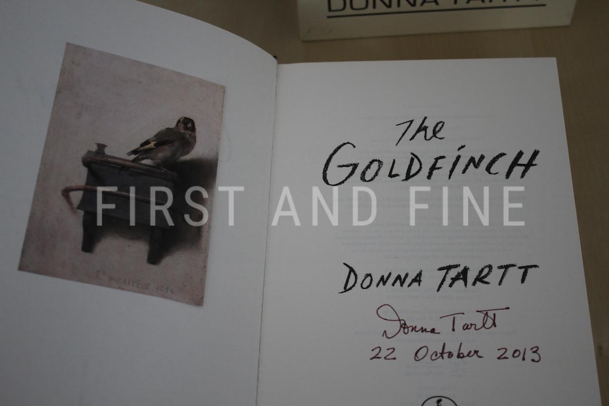 Tartt, Donna (2013) 'The Goldfinch', UK signed first edition - Image 2