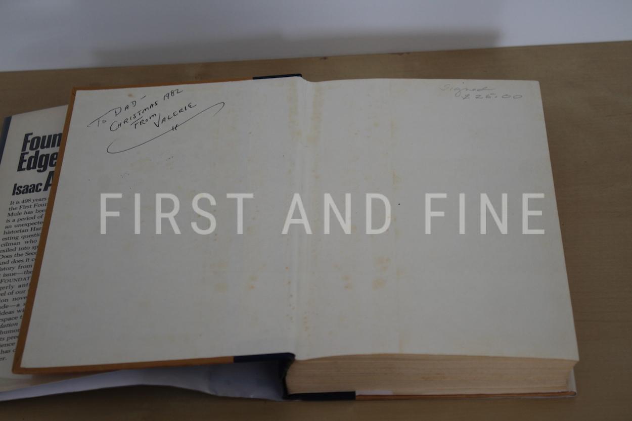 Asimov, Isaac (1982) 'Foundation's Edge', US signed first edition, first state - Image 5
