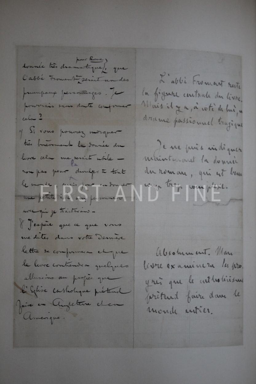 Zola, Emile (1892-1902) original autograph letters to his friend and tranlator Ernest Vizetelly and original photographs taken by Zola - Image 19