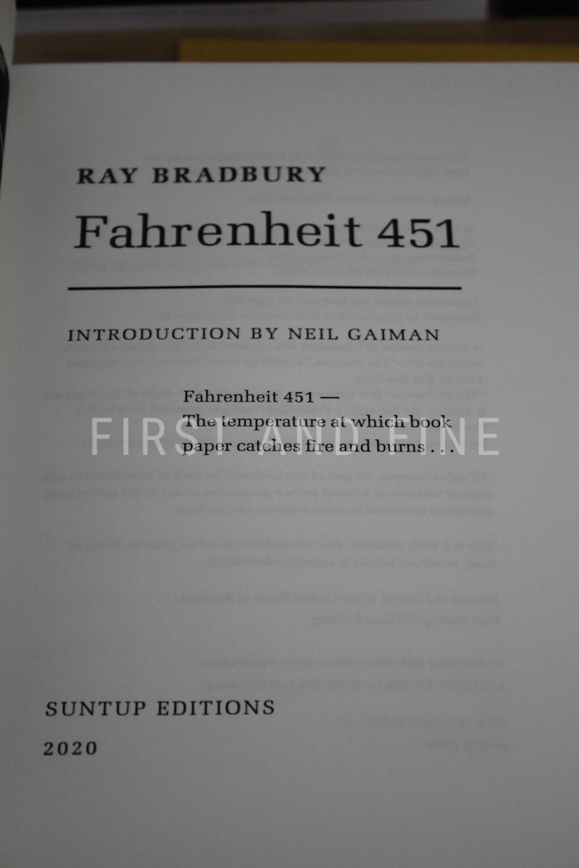 Bradbury, Ray (2020) 'Fahrenheit 451', US limited edition, published by Suntup Press - Image 9