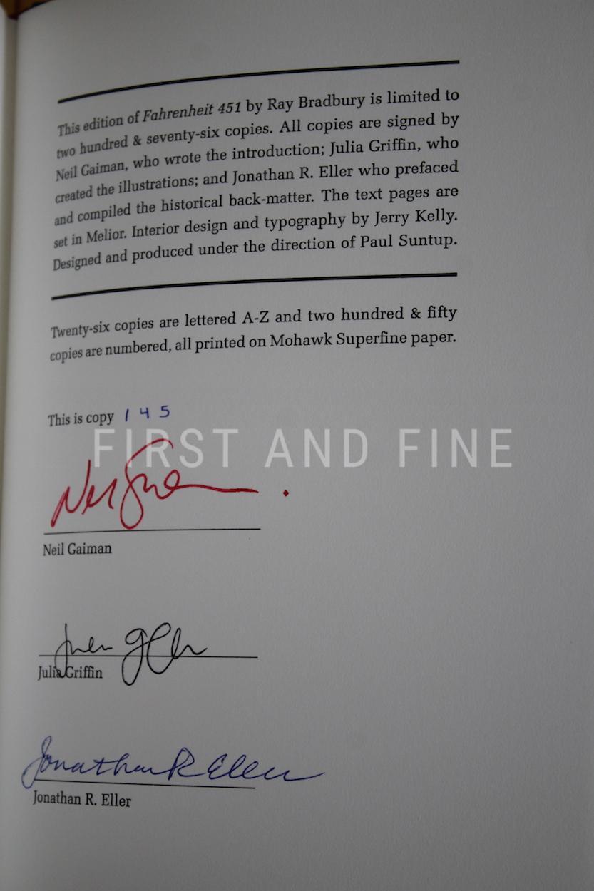 Bradbury, Ray (2020) 'Fahrenheit 451', US limited edition, published by Suntup Press - Image 2