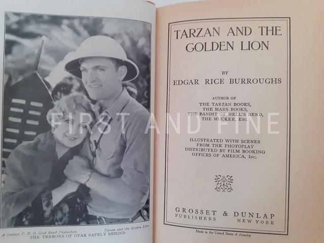 Burroughs, Edgar Rice (1929) 'Tarzan and the Golden Lion', beautifully signed and inscribed photoplay edition - Image 9