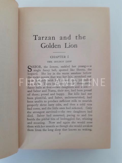 Burroughs, Edgar Rice (1929) 'Tarzan and the Golden Lion', beautifully signed and inscribed photoplay edition - Image 11