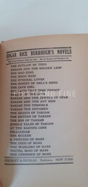 Burroughs, Edgar Rice (1929) 'Tarzan and the Golden Lion', beautifully signed and inscribed photoplay edition - Image 12