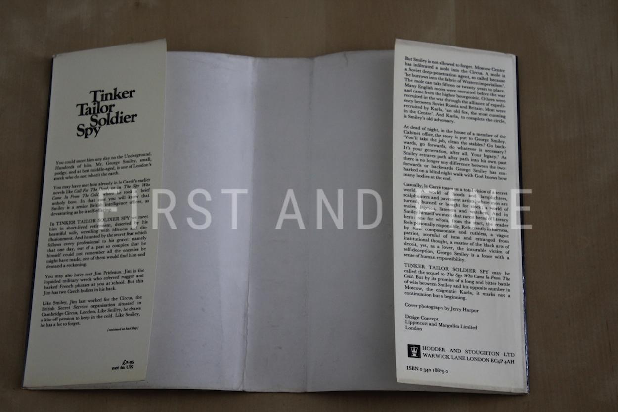 le Carre, John (1974) 'Tinker Tailor Soldier Spy', UK first edition with beautiful dust jacket - Image 11