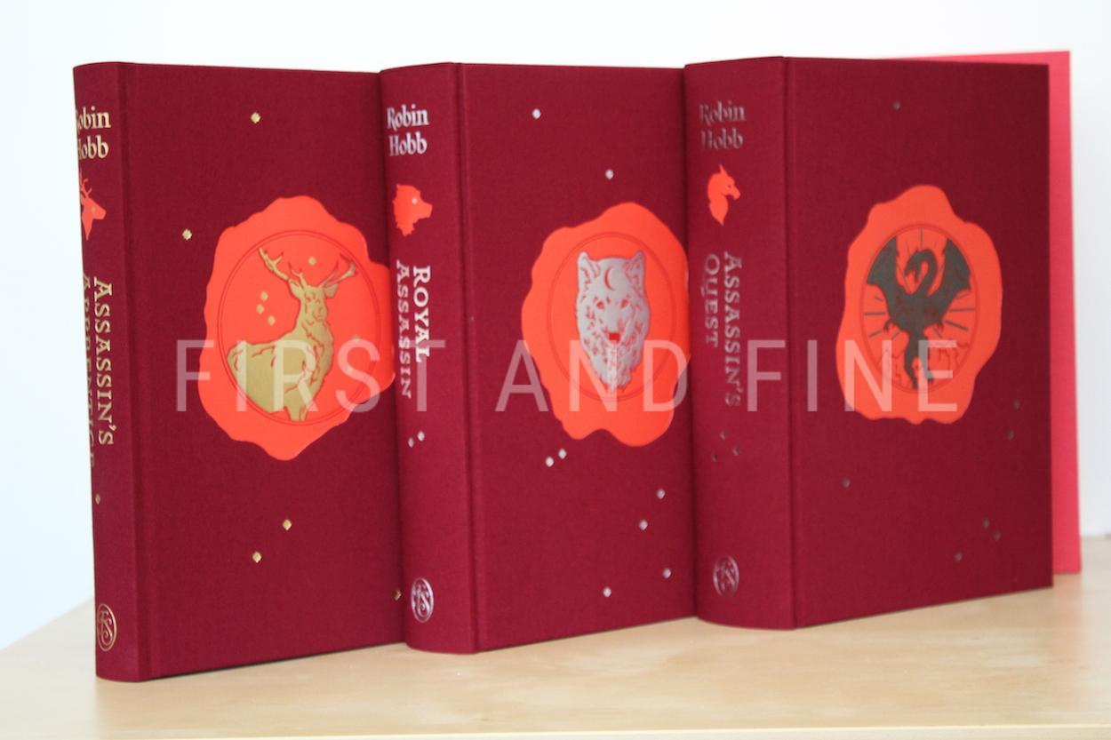 Hobb, Robin (2020) 'The Farseer Trilogy', Folio Society illustrated edition, signed by the author and illustrator
