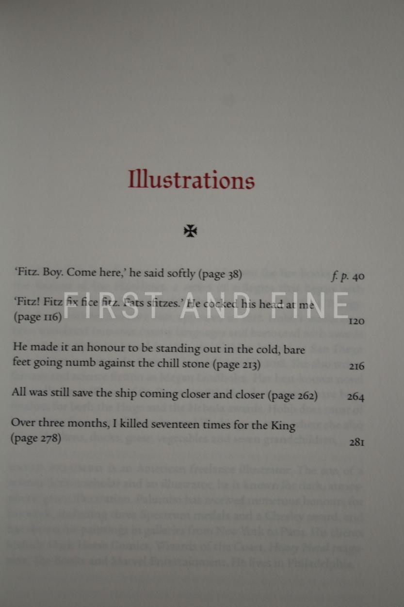 Hobb, Robin (2020) 'The Farseer Trilogy', Folio Society illustrated edition, signed by the author and illustrator - Image 9