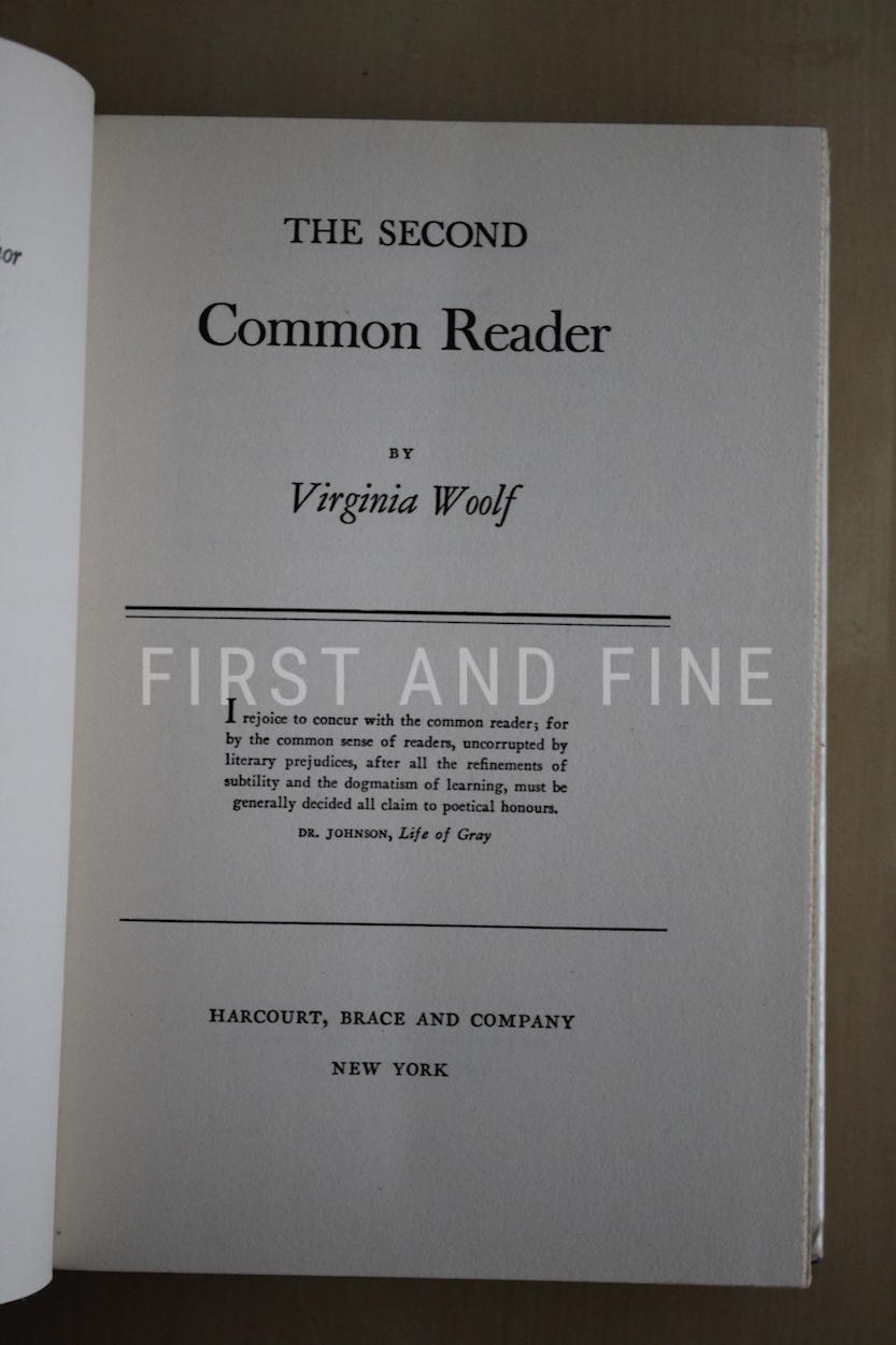 Woolf, Virginia, (1932) 'The Second Common Reader', US signed first edition - Image 5