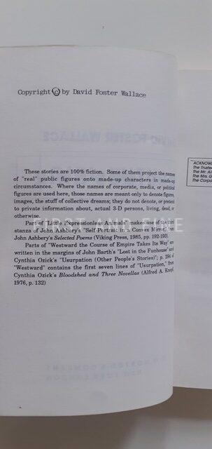 Wallace, David Foster (1989) 'Girl with Curious Hair', US uncorrected proof - Image 2