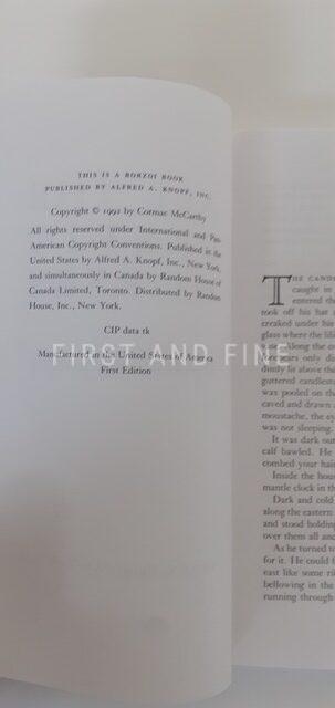 McCarthy, Cormac (1992) 'All the Pretty Horses', US signed and inscribed uncorrected proof - Image 4
