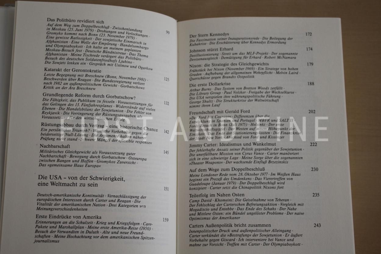Schmidt, Helmut (1987) 'Menschen un Mächte', signed first edition - Image 5