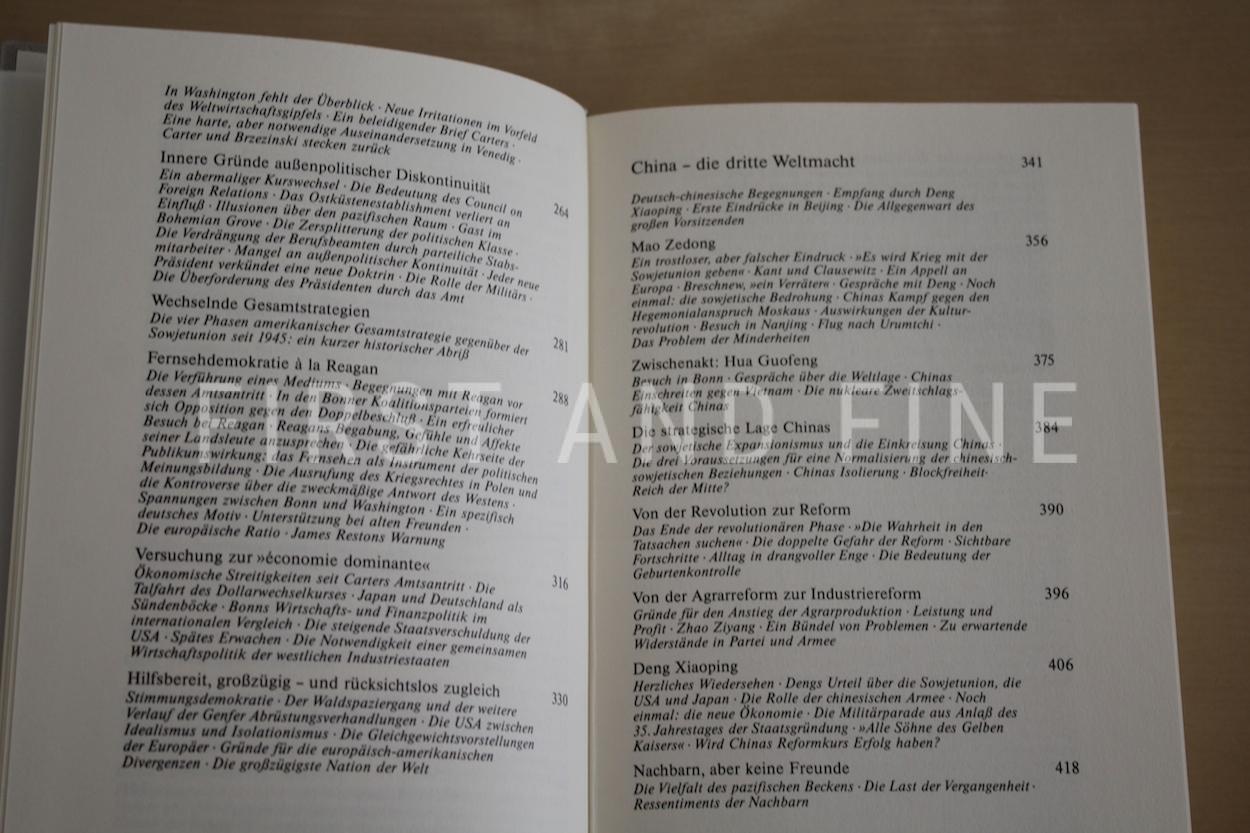 Schmidt, Helmut (1987) 'Menschen un Mächte', signed first edition - Image 6