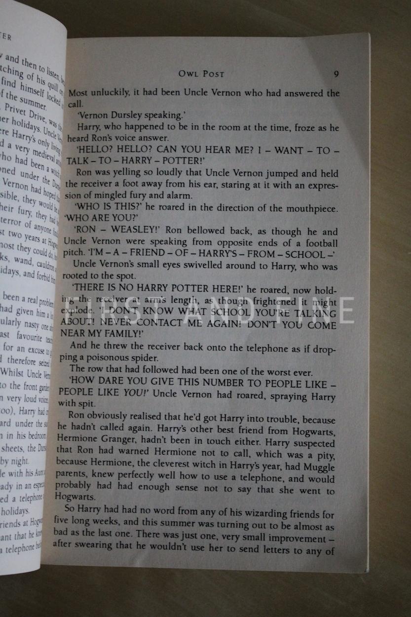 Rowling, J.K. (1999) 'Harry Potter and the Prisoner of Azkaban', UK first state uncorrected proof in purple wraps - Image 13